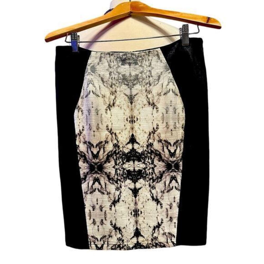 KRISA Snakeskin Print Midi Wrap Skirt Size M